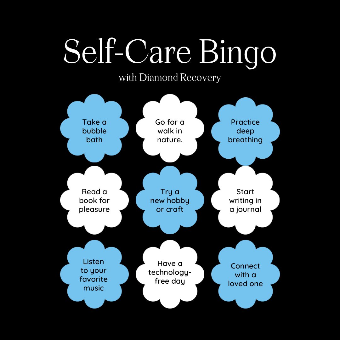 Sunday Self Care Bingo! 

Sunday Funday is more fun being sober, take today to work on yourself and prepare for the upcoming week 💎