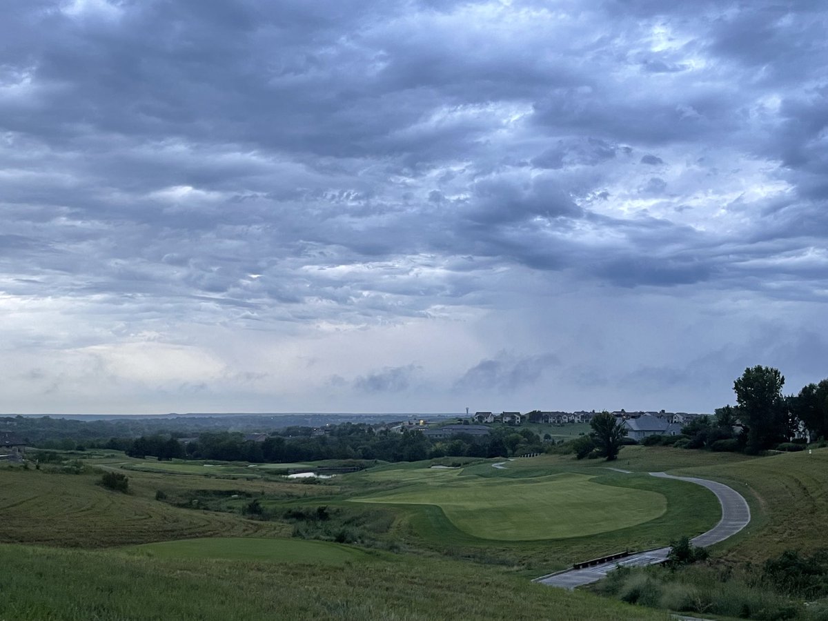 First off the tee this morning; Colbert Hills was ranked by Golf Digest as the 9th best course in Kansas. I love my million dollar mornings.
