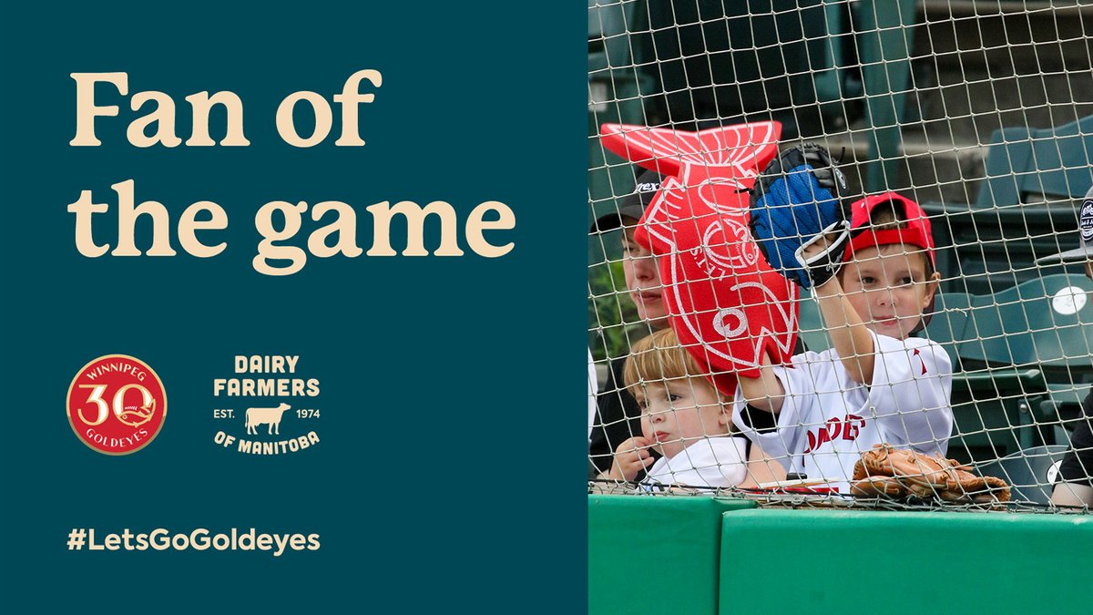 Wpg_Goldeyes's tweet photo. Jersey ✅ Hat ✅ Glove ✅ Fish ✅ Fan of the game ✅ https://t.co/IYB81bQLpf