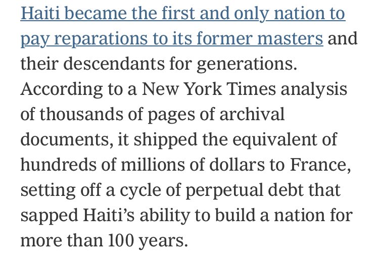 JeanJacquesDes7's tweet image. Americans will point the finger at🇫🇷 &amp;amp; say “yep the French are racists &amp;amp; bad”. Meanwhile to Black countries there is no 🇫🇷 #whitesupremacy. There is a 🇺🇸 lead #whitesupremacy w/ 🇪🇺 colonisers allies called NATO. Where 🇫🇷 is pillaging, the 🇺🇸 is usually next to them. Haiti knows!