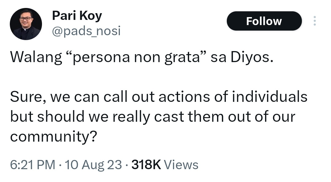 LugawChronicles's tweet photo. Pero ok lang kay Padre @pads_nosi ang gawing katatawanan si HesuKristo kung gaya nyang LeniTard ang may gawa 😂 https://t.co/yXZaHF7xFC