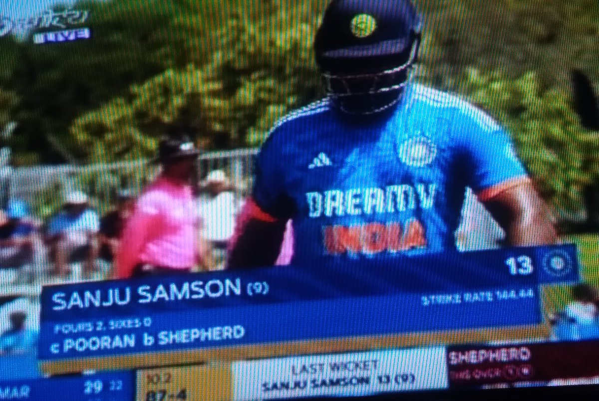 Enough is ENOUGH, Drop this PR merchant Sanju Samson!

Can't Play Against z West Indies!

#WIvIND