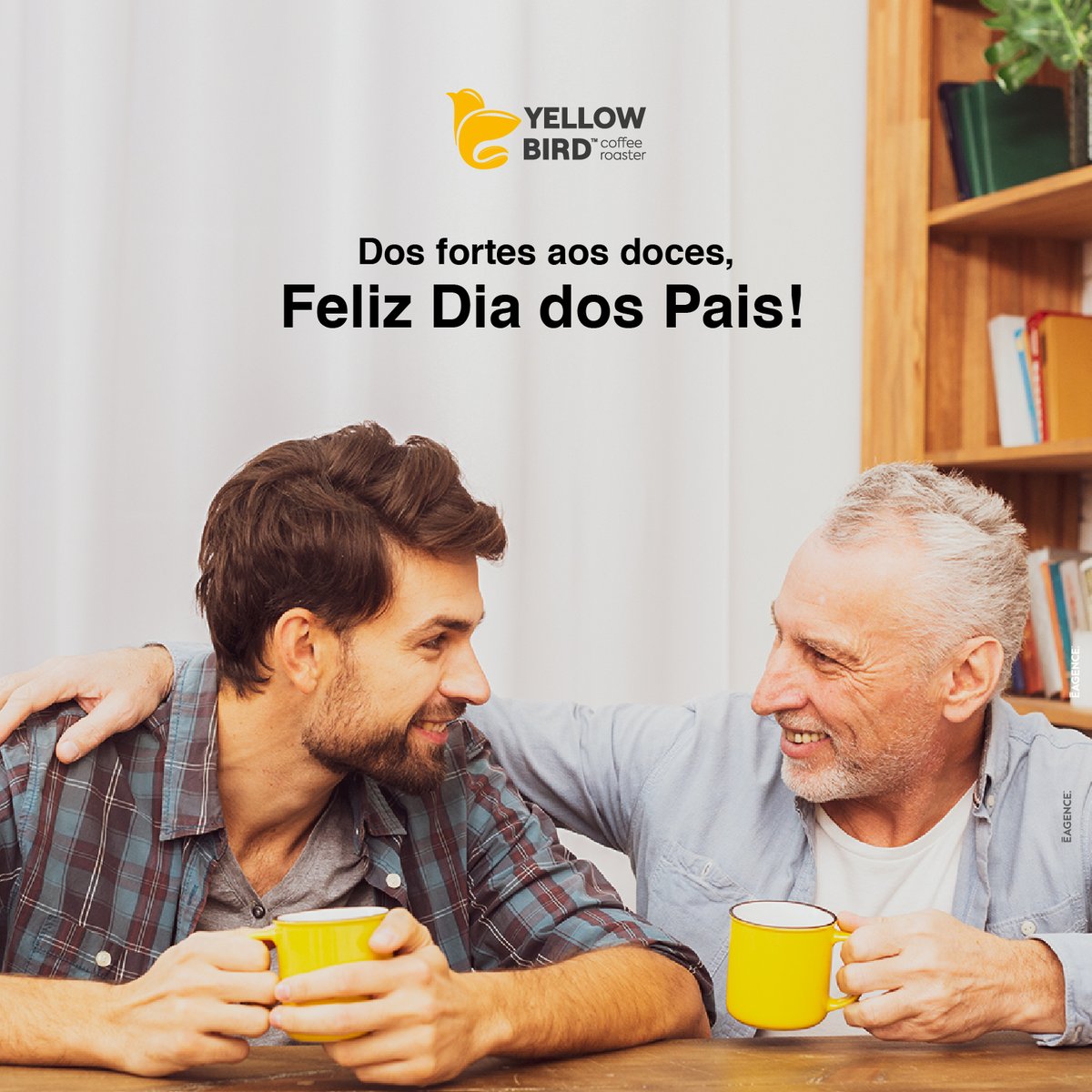 Yellowbirdcoffe's tweet photo. Neste Dia dos Pais, celebramos todos os pais que são como o café: fortes, encorajadores e cheios de energia para enfrentar a vida com determinação. 

Feliz Dia dos Pais! 💛 https://t.co/YTr6RHiMoi