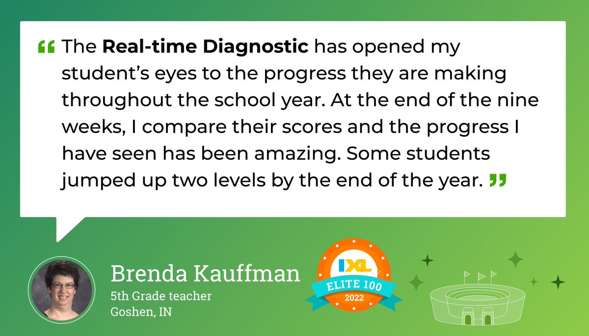 IXLLearning's tweet photo. #Teachers, don't sleep on IXL Real-Time Diagnostic this upcoming school year!
With IXL Real-Time Diagnostic, you can get real-time insights on your students' grade-level proficiency and create a personalized action plan to help them grow!
#IXLElite100 https://t.co/Qly05trqmw