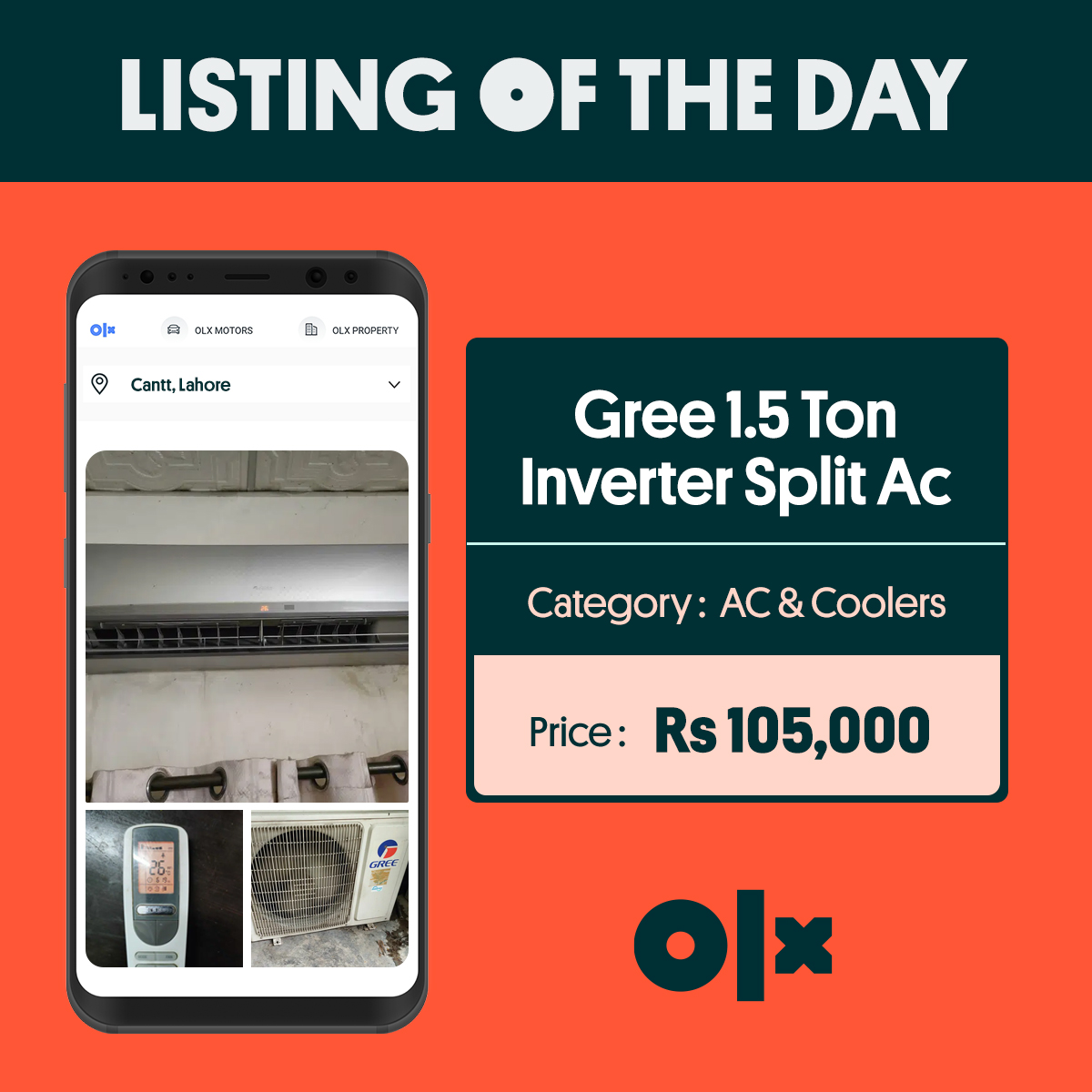OLX_Pakistan's tweet image. AC prices have increased a lot in the past 12 months, but you can still get a good deal on OLX!

View Ad here: bit.ly/440w8Yd

#AC #airconditioner #electricitysavingtips #acprices #usedac