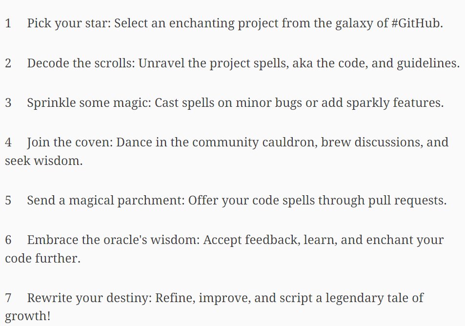 geekharsh2004's tweet image. 🌟 Embarking on an #OpenSource adventure in the realm of code? Let's paint your journey with technicolor brilliance! 🎨👩💻