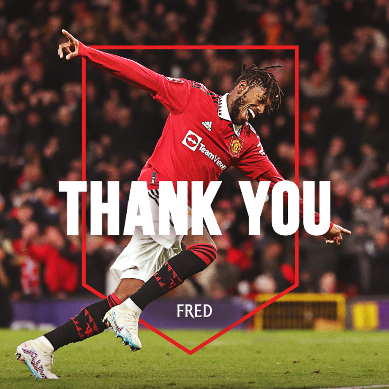 ManUtd's tweet photo. 💯 Always gave it 100% 

All the best in your new chapter, @Fred08Oficial 🙏

#MUFC
