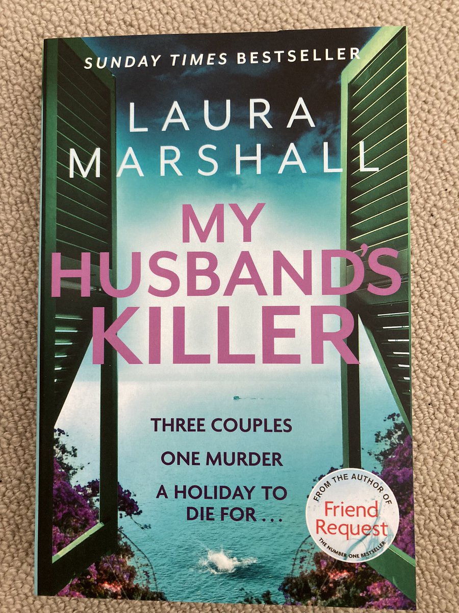 laurajm8's tweet photo. My latest novel MY HUSBAND’S KILLER is out in paperback this Thursday 17th August! To celebrate I’m giving away a signed copy - to enter pls follow, comment below and RT (or reX or whatever it is now) by midnight Weds 16th. https://t.co/Vx3KPTM4xR