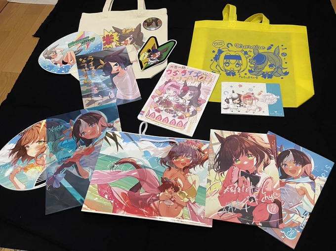改めて夏コミお疲れ様でした!! 今回初参戦でしたが、たくさんの相互さんとイラスト本を交換したり、グッズを買わせていただいたりと幸せな時間でした どの本の表紙も可愛くて…これからじっくりと舐め回すように見させていただきます!! #c102 #ウマ娘