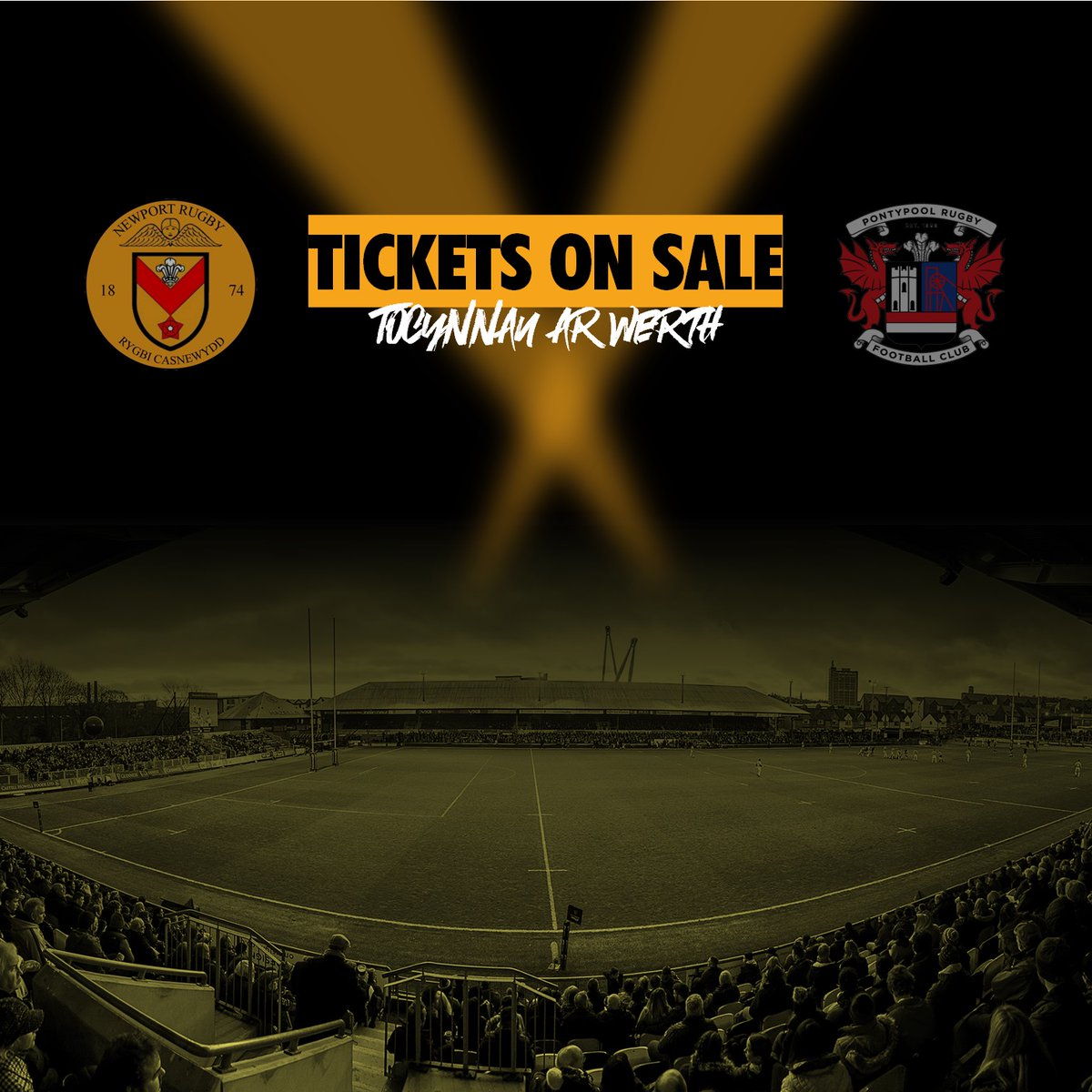 ON SALE NOW!

🔗 blackandambers.co.uk/newport-v-pont… 

#COTP #YmlaenCasnewydd