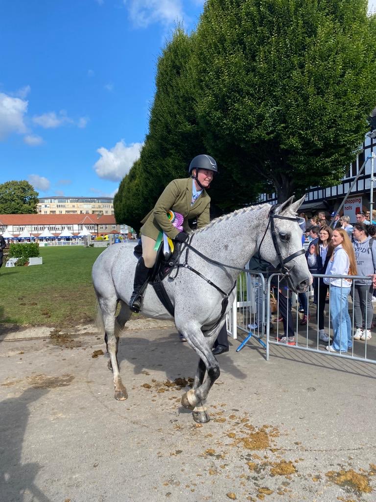 Bellas first time seen mama jump at the ⁦<a href="/TheRDS/">The RDS</a>⁩…great performance by rider and horse
