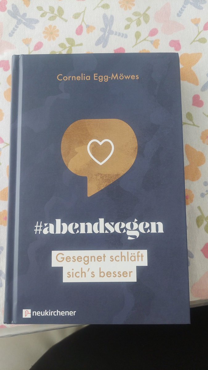 Da ist es! Das Buch mit den Segensworten der wunderbaren Cornelia Egg-Möwes! Freu mich, die Menschen damit zu berühren wie sie mich berührt haben!