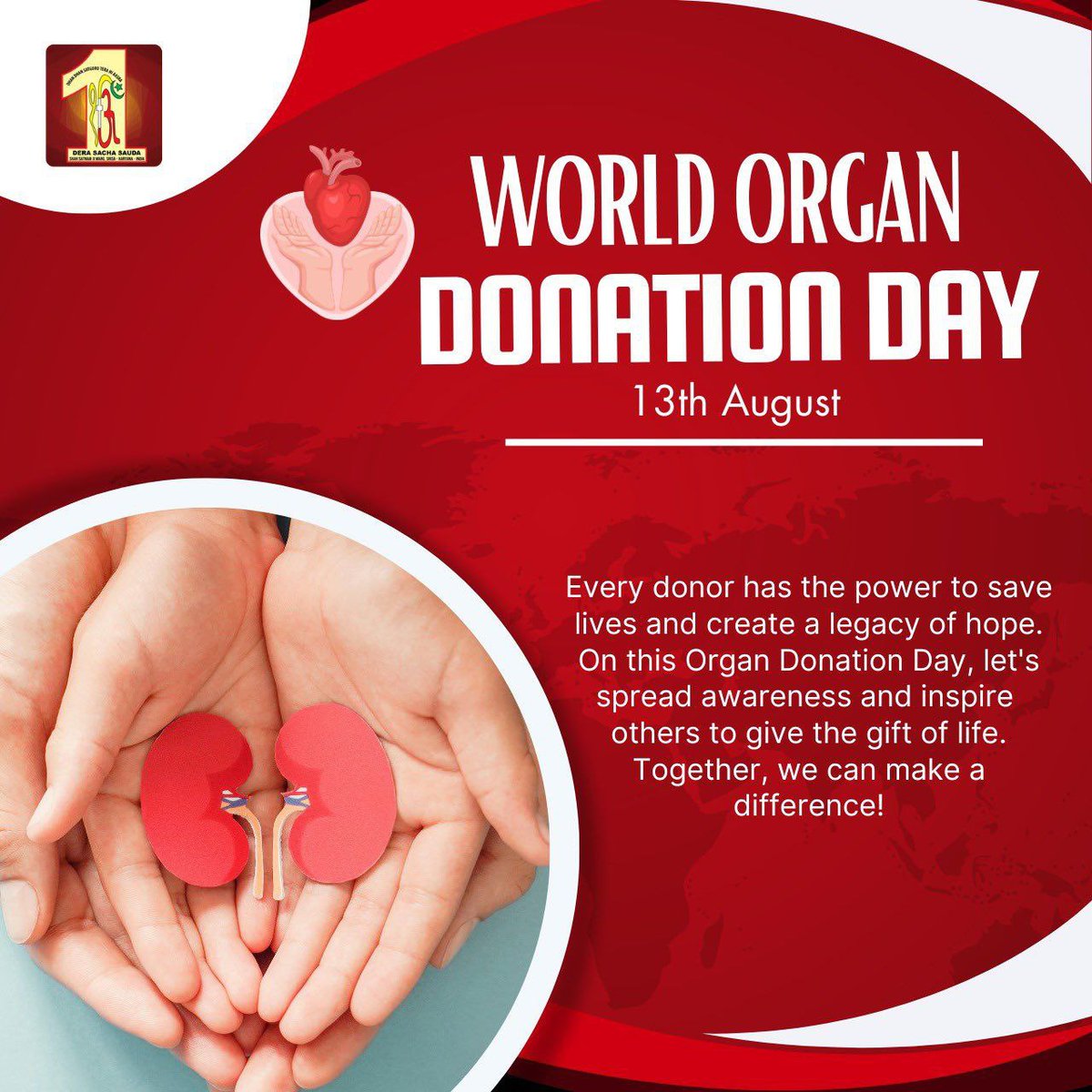 Every heartbeat is a chance to make a difference.
On #WorldOrganDonationDay, let's honor those who gift life's rhythm to others.
Become an organ donor and let's script stories of compassion that resonate through generations. 📜🕊️ #DonateHope