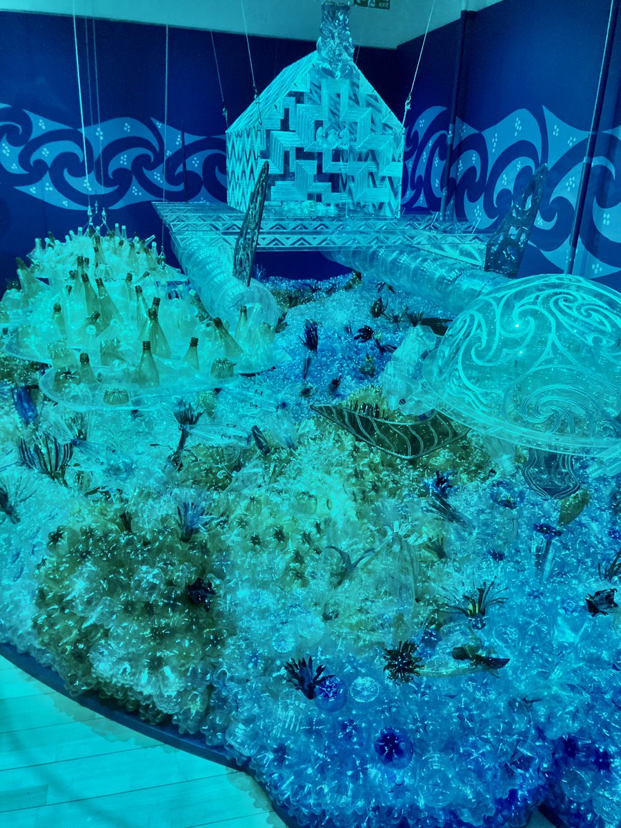 emma_torrance's tweet photo. Popped into @NtlMuseumsScot to see the climate change exhibition. An interesting exhibition, one artist gets us to change how we look at plastic &amp; to consider it a special &amp; precious resource. Also interesting films re islands in pacific where water levels are rising 😞 https://t.co/rFMiiYIBjO