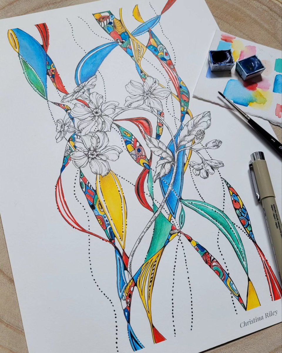 DsgnByChristina's tweet photo. Zentangle inpired art😊

Anyone else into Zentangle?

#zentangle #tangleart #sundaypainting #sundayvibes #GardeningTwitter #forgetmenots
#ArtistOnTwitter #watercolourpainting #gardeninspiration https://t.co/j7GBATTPaB