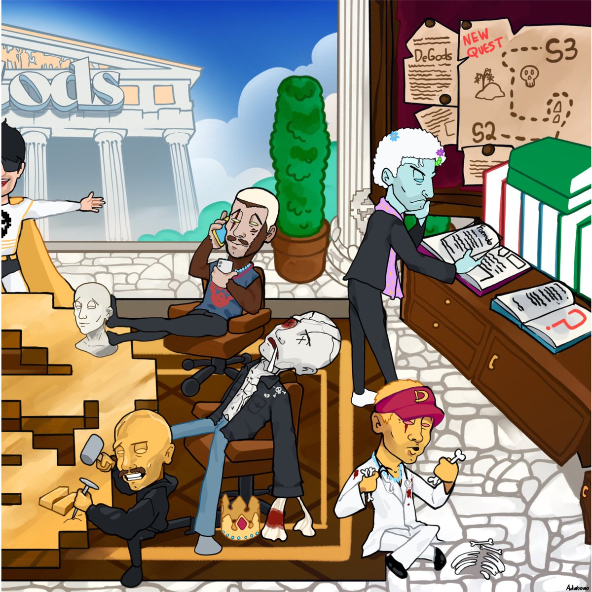 GM! 

inframe :
<a href="/frankdegods/">Frank</a> 
<a href="/nickvein/">nickvein</a> 
@shawn_lestage 
<a href="/Jks141414/">JK(33,3%) 🍟</a> 
<a href="/DougieDeGolf/">Dougie DeGolf</a> 
<a href="/degentalks/">LIV🌷</a> 
<a href="/Mohian_/">Mohian.sol/eth (33.3%) 🍟</a> 
<a href="/hands_diamonds/">💎 DIAMONDS HANDS 💎</a>