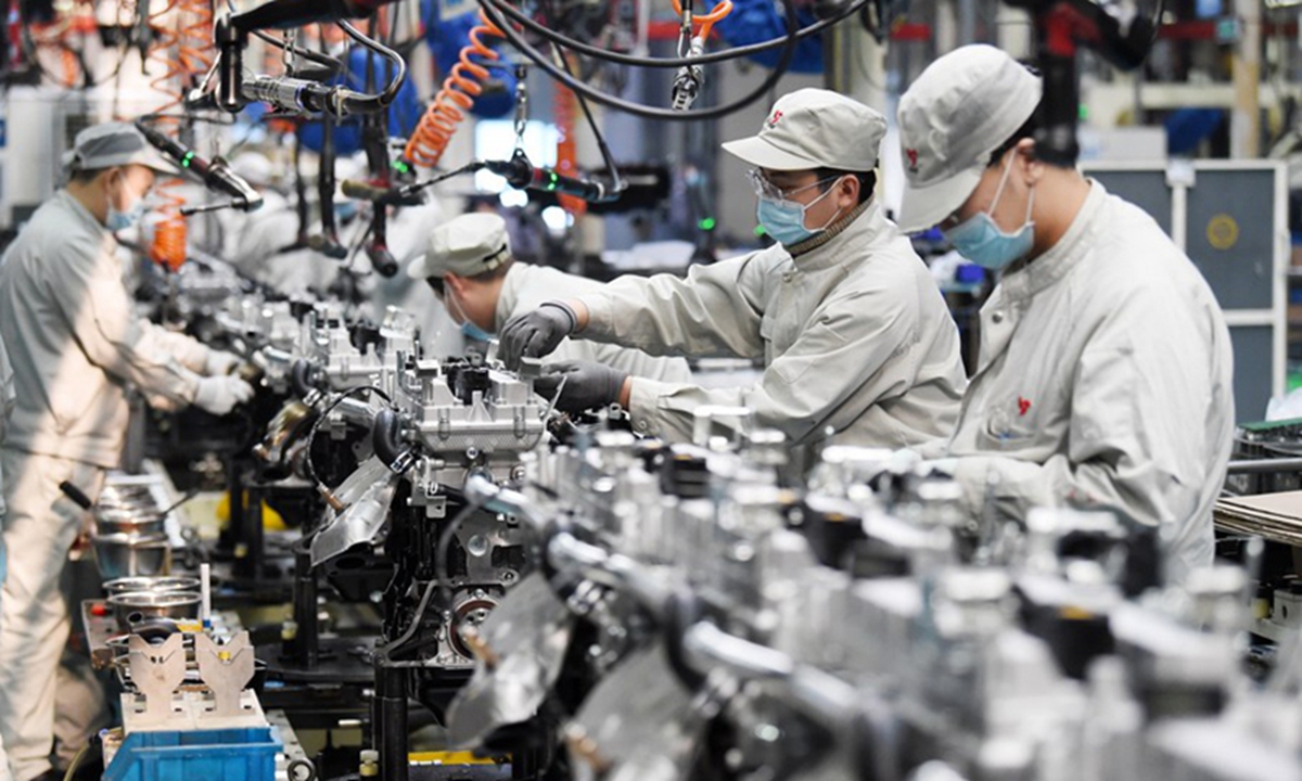 globaltimesnews's tweet photo. #China's status as world factory remains solid amid changes in global industrial chain. The industrial relocation is not expected to have negative impacts on China. The #US' unilateral "decoupling" will fail and stimulate China’s technological progress: Yao Yang, dean of National School of Development, Peking University https://t.co/7dK5pvcZs3