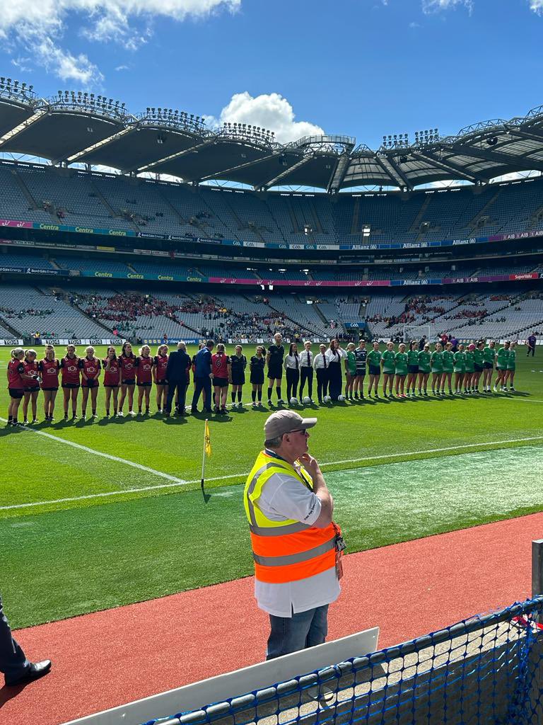 _GirlsInTheGame's tweet photo. HT in Junior All-Ireland 
@DownLGFA 0-5
@LKLadiesGaelic 0-4
@LadiesFootball @SportTG4 https://t.co/Fz89asxDjb