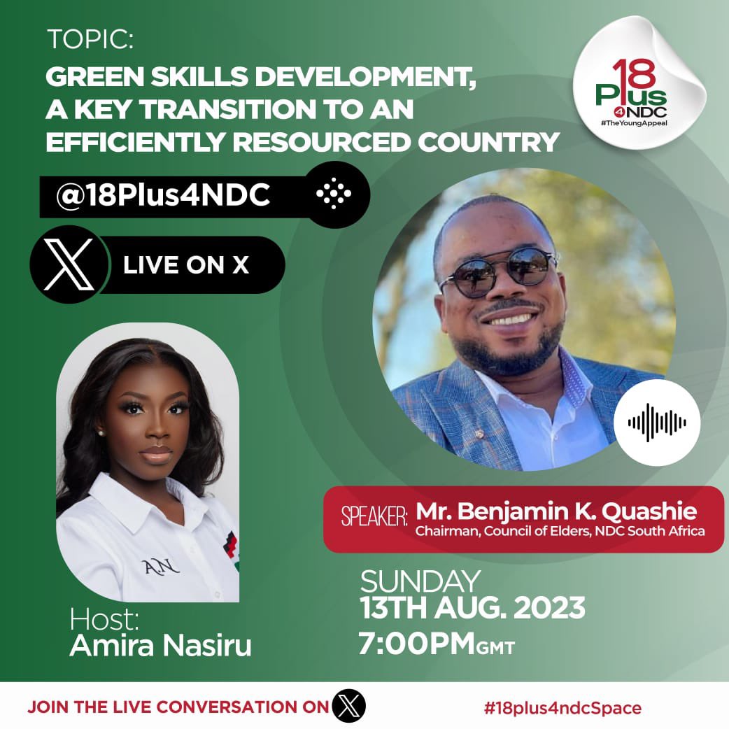 We're all joining @n__amira tonight. Live on @18plus4ndc 
#NDC #YouthPower 
#JM
#BuildingTheGhanaWeWant 
#TheYoungAppeal