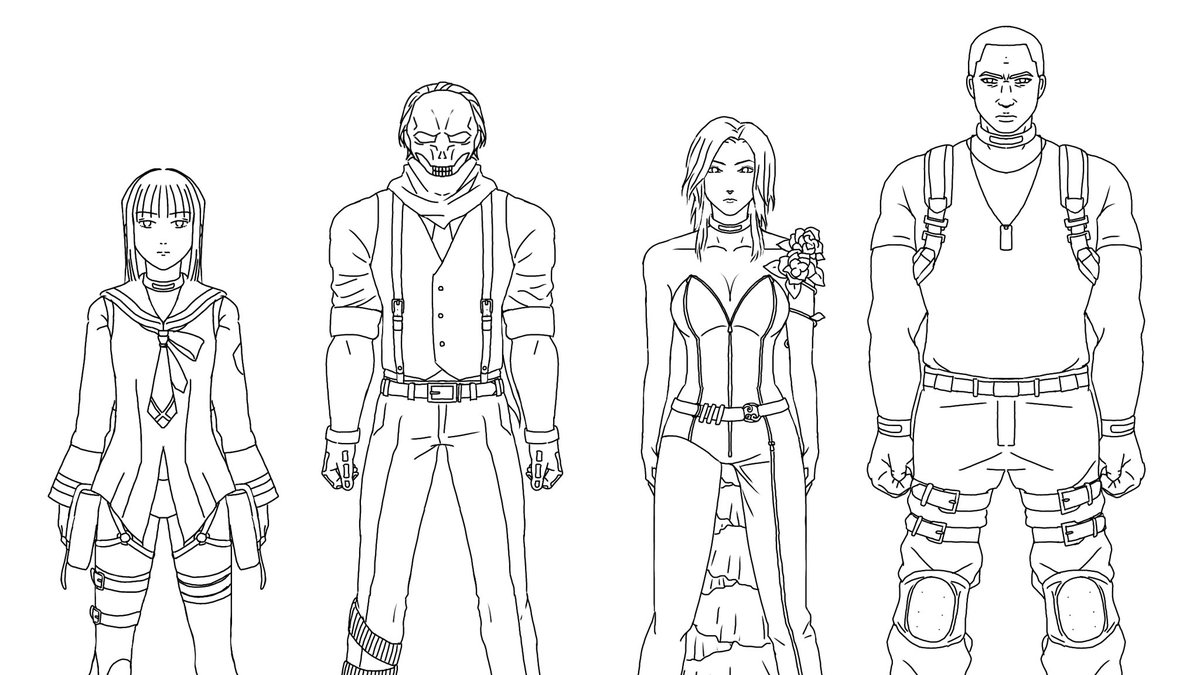 mochimochio305's tweet photo. 描いてみた。
傷とか柄とかはまだです。
最初に描いたサユリがちょっと再現度が低いかもです。
#LOSTREAVERS #ロストリーバース https://t.co/cCmRgUL5cP