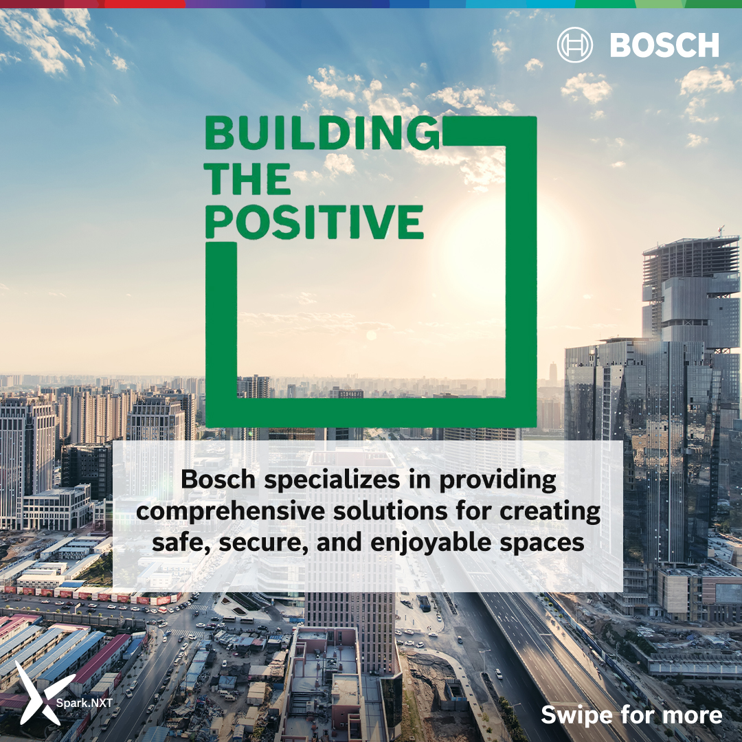 boschindia's tweet photo. Bosch Security and Safety Systems are dedicated to creating sustainable solutions. Together, we have the power to enhance energy efficiency and foster human well-being. You can call it sustainability. We call it: Building the positive.

#BoschIndia #PRAESENSA #AlwaysAhead https://t.co/OYdCM2yMh0