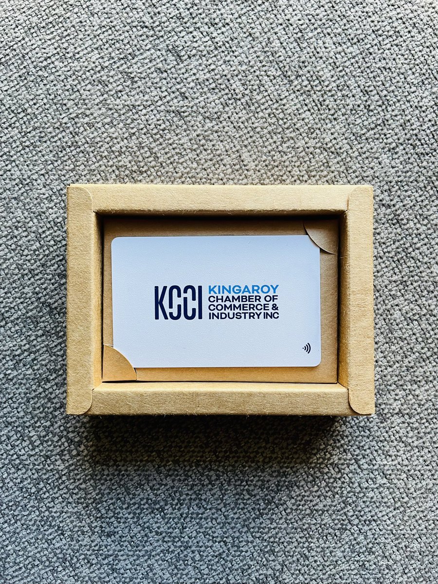 Kingaroy Chamber, enjoy your epic new business card!

No more wasted paper ♻️

#newcardwhodis #digitalbusinesscard #nfcbusinesscards