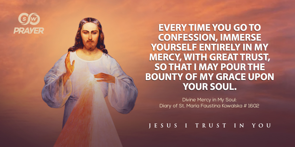 SwPrayer's tweet photo. Divine Mercy, in which we are all immersed, I trust in You.
Please comment JESUS, I TRUST IN YOU as a response.
Share your prayer requests at https://t.co/gK6ZbpNlQK
#SWPrayer #Jesus #Mercy #DivineMercy #Miracle #DivineMercyQuotes https://t.co/SX3tA0sCHF