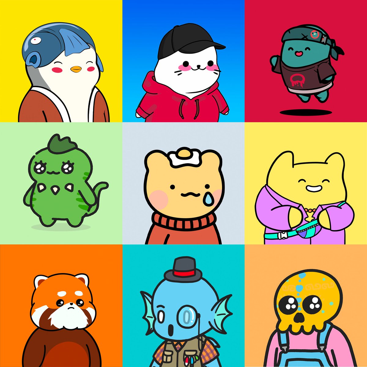 Let's settle this debate!

Set aside floor prices, utility, and team for a moment.

In your opinion, which NFT project features the cutest art in the entire space?🎨✨