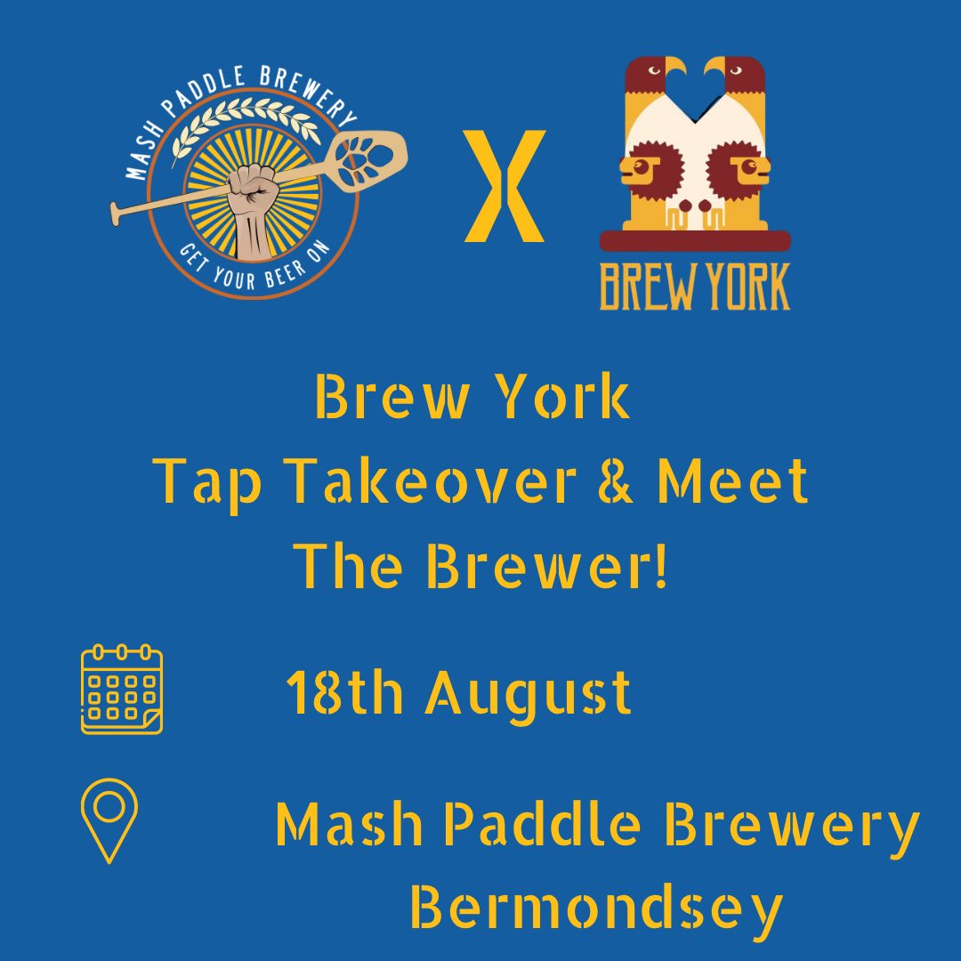 TTO by <a href="/brewyorkbeer/">Brew York</a> at Mash Paddle Brewery this Friday!