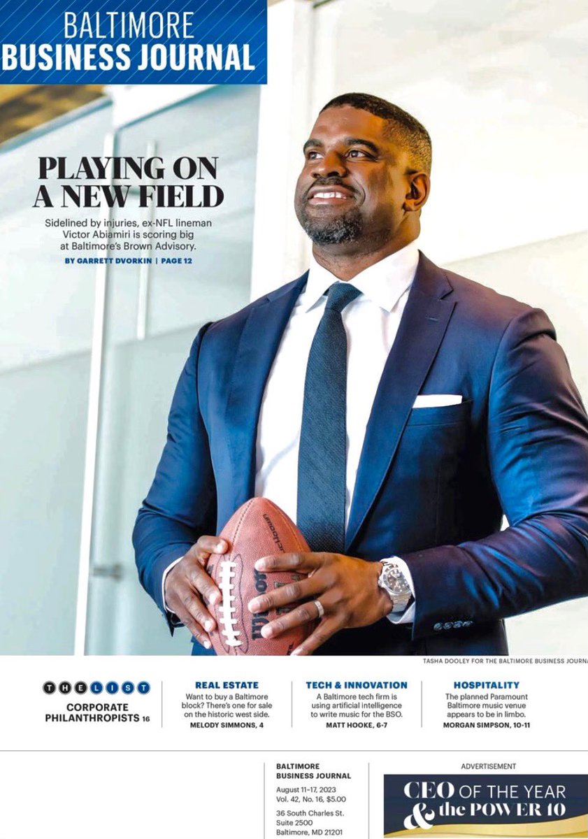 victorabiamiri's tweet photo. We think a lot about raising the future at Brown Advisory. I am honored, humbled, and grateful to have the opportunity to do just that by leading our Baltimore Private Client colleagues alongside Blake Sheehan and James Stierhoff. #RaiseTheFuture #WeAlwaysWorkin #OnwardsAndUpward https://t.co/fuVoMbCbI2