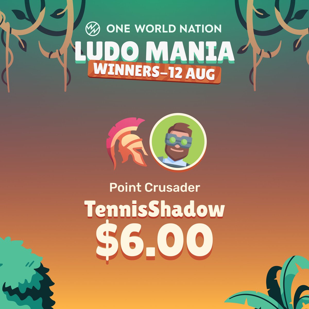 CryptoverseOwn's tweet image. A huge shoutout to Day 6 winners of Ludo Mania! 🤩

You too can lead the leaderboard by just playing Ludo. 🎲 

So get that dice rolling and win real money rewards. 💰

Play and Check your standing in the leaderboard in the app, Download NOW: own.onelink.me/BV28/b5fo641k…