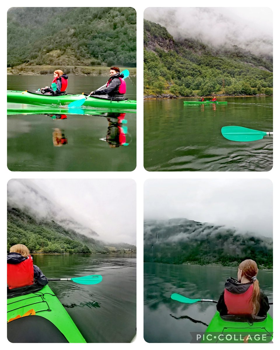 PeelyClare's tweet photo. We've had a different kind of holiday this summer, seen as Jade refused to go anywhere hot! Norwegian Fjord cruise, absolutely stunning all round 🇳🇴☔🍻 https://t.co/MBtTGJdnib