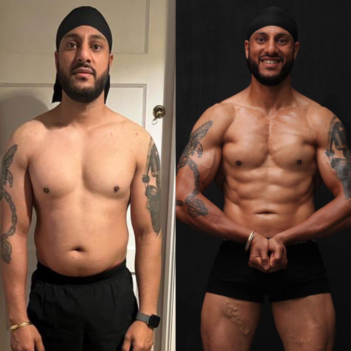 infinitidjs's tweet photo. "Never underestimate the potential... with proper guidance and training, any goal becomes achievable."
18 weeks transformation…
Massive shout out to my man @jakebeyondcoaching for making my goal achievable 

#gym #transformation #gymlife #beyondcoaching #training #shreddingphase https://t.co/HOpSLrIa7E
