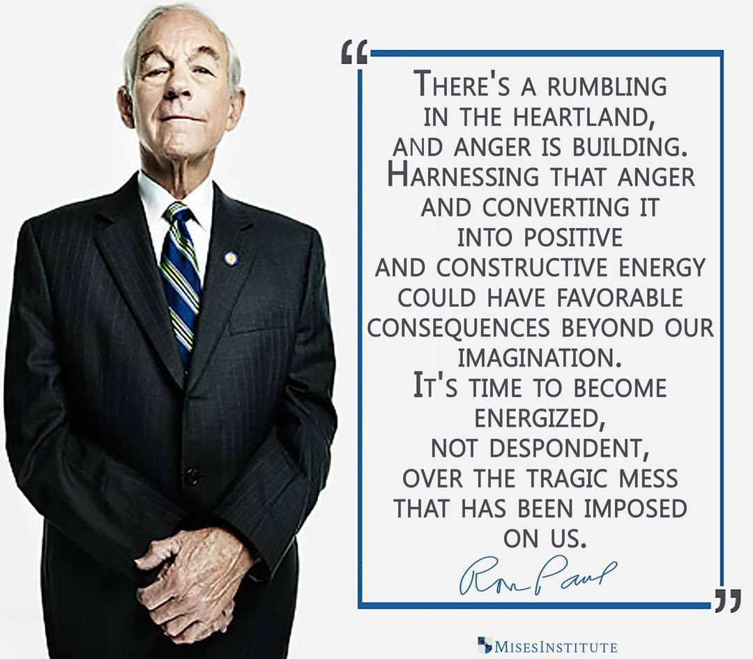 beinlibertarian's tweet photo. The success of @AintGottaDollar and “Rich Men North of Richmond” reminded me of this @RonPaul quote https://t.co/ffxSYEGsfL
