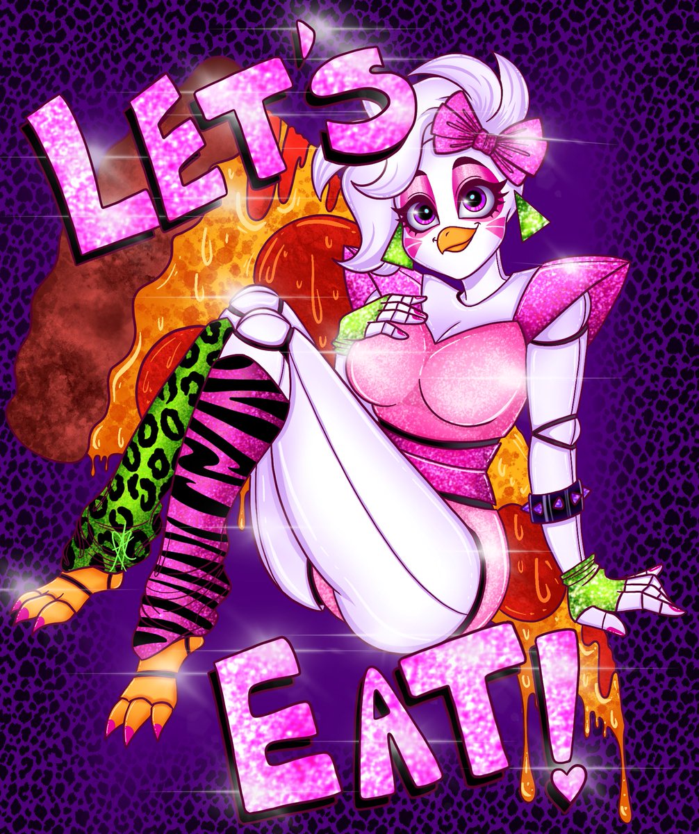 Bloodi_Bat's tweet photo. I made some #fanart of #glamrockchica #fnafsecuritybreach #fnaf https://t.co/KBzeIRGUvx