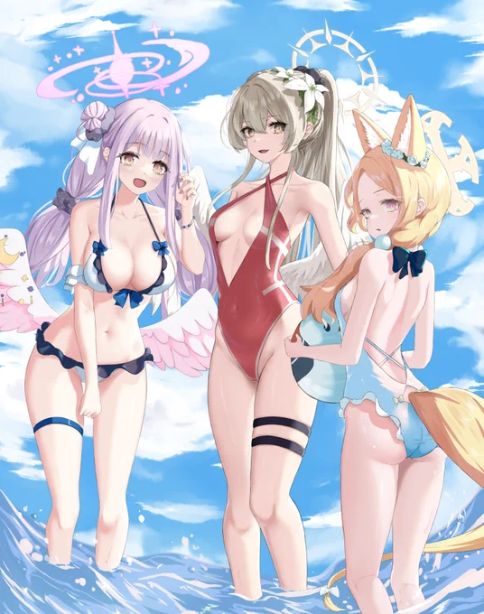 ビーチサイドティーパーティー#ブルアカ 