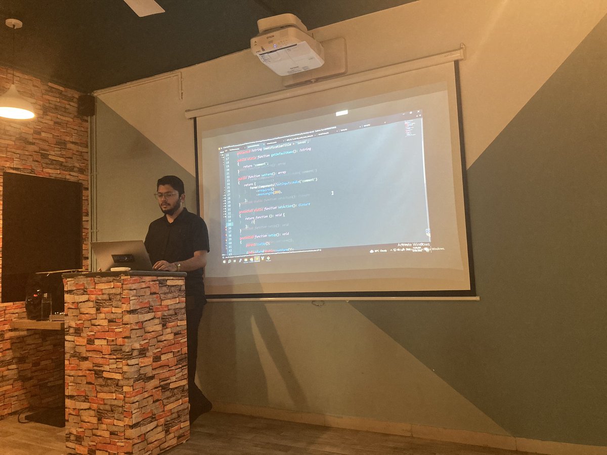 LaravelSurat's tweet image. 🎉Another fantastic #LaravelLive Surat August Chapter 🌟
Today's meetup was all about “Laravel Filament” at @narolainfotech
thanks to the insightful talk by @Rmitesh20
 
@LaraconIN @laravelphp
#LaravelSurat #PHP #Laravel #LaraconIN #LaravelLiveSurat