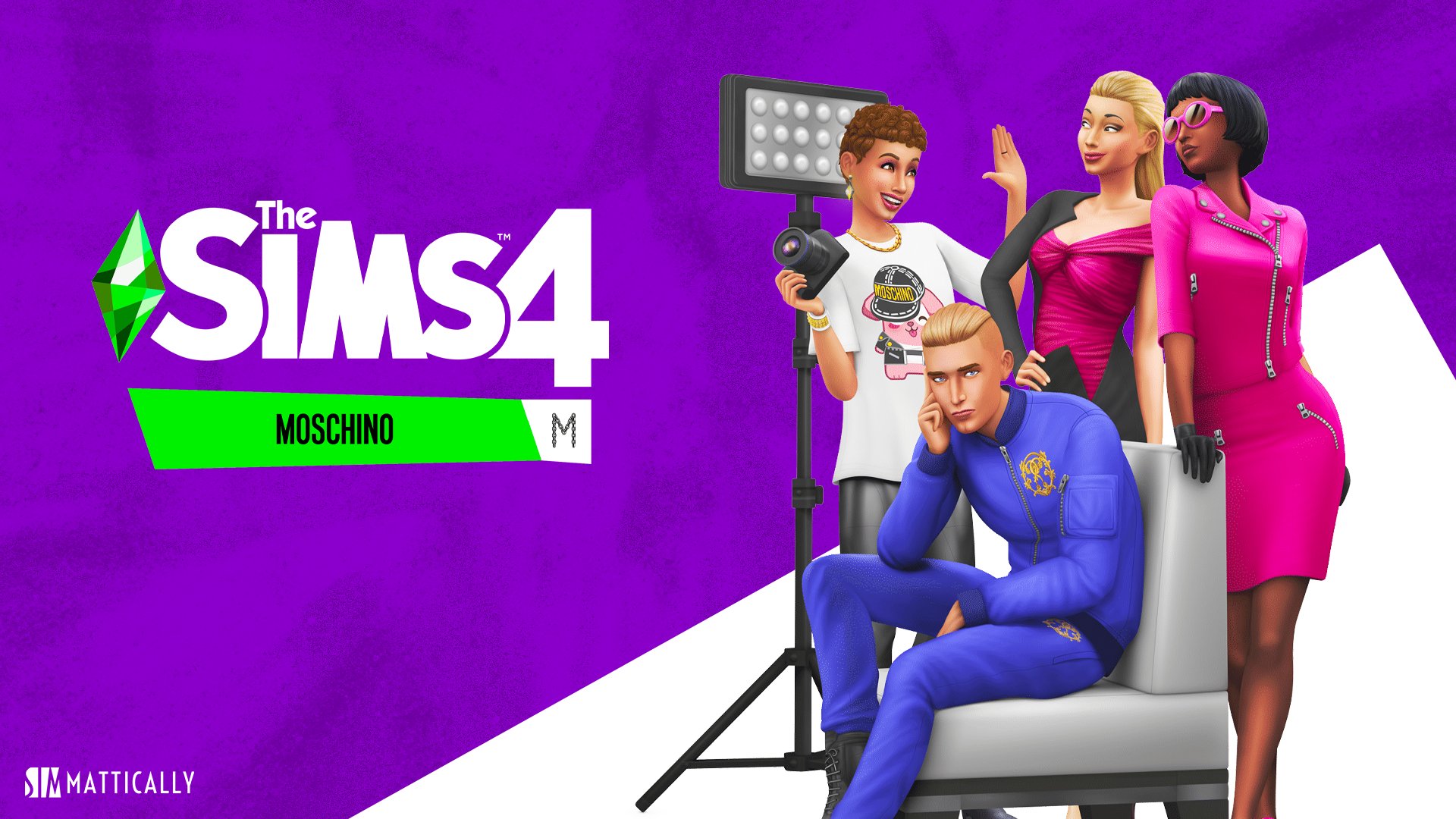 SimMattically on X: The Sims 4 Moschino Stuff Pack was released 4