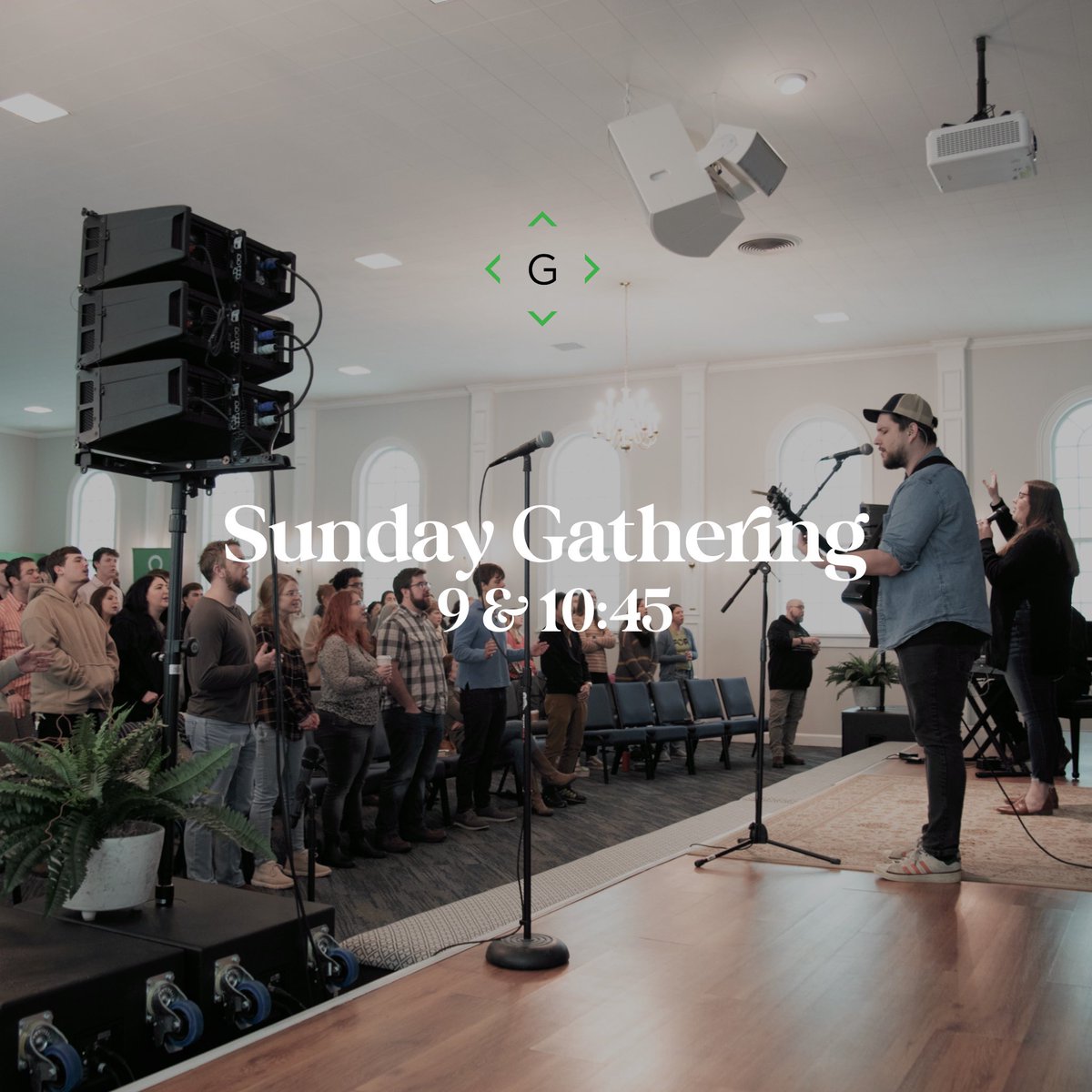 ForGreenville's tweet photo. Let’s gather. 9 & 10:45 at GCC! #ForGVL https://t.co/o0ENzCwZ5L