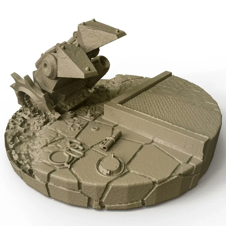 DesignStrikeUK1's tweet photo. The prize for best Konflikt 47 Diorama will be this 100mm+ display base in highest detail resin 

Please join and submit your pics :)

#minipainting
#miniatures #tabletopgames
#resinminis #miniature #miniaturegaming #BoltAction #Konflikt47 #minipainting https://t.co/wL5FZHaFTm