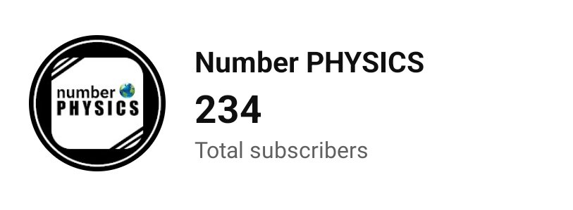 NumberPHYSICS tweet picture