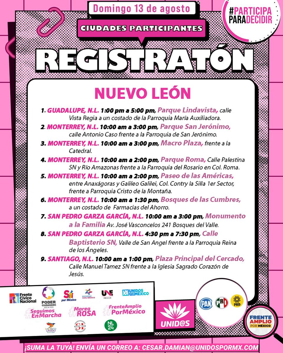 PC_NL_'s tweet photo. ¿Te quieres registrar en el Frente Amplio por México? Puedes hacerlo:     
- en línea desde la comodidad de donde estés, o    
- si necesitas ayuda, en uno de los módulos de apoyo que hemos instalado en NL.

@PodermxXmx https://t.co/swckjEzjzJ