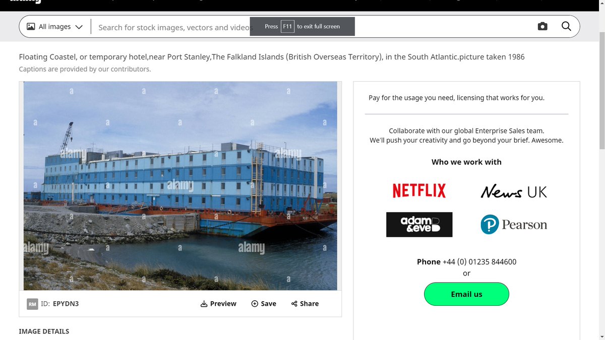 Funny this Fire Union did say a word when troops had to live on them in The Falkland Islands