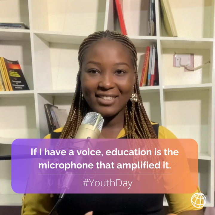 Looking for some motivation this #YouthDay weekend? 🤩

Listen to #YouthActOnEDU spoken word winner from Nigeria 🇳🇬, Anita Michael, recite her poem “The Miracle of Education.”

📚 wrld.bg/zwyJ50PxurS