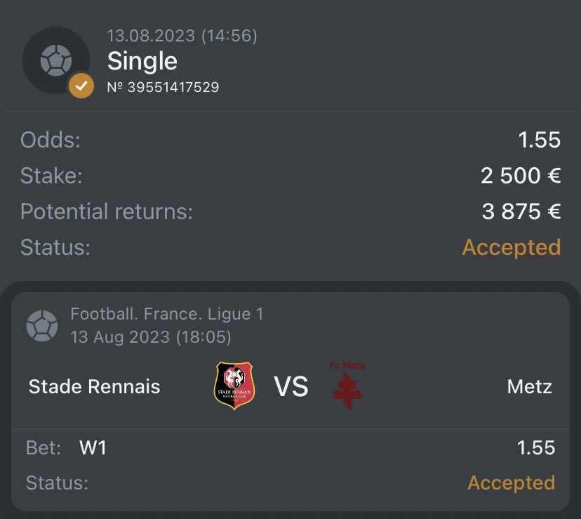 ricamax's tweet photo. 30k Followers BEBEEEEE🔥🔥🔥

I’m betting Stade Rennais To Win, and if bet WIN, 2 people will be given $15 gifts🎁

How to join?⬇️

RT + Follow❤️ https://t.co/jXTJ1CzECM