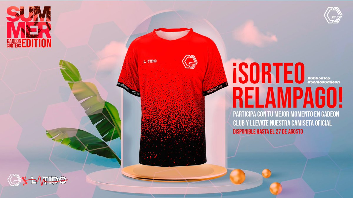 GadeonClub's tweet photo. 🎉#Sorteo Relampago | Disponible hasta el Domingo 27 de agosto.🎉

Requisitos:
➡️ Seguir a @GadeonClub @latidoshop @fener__94
▶️ Like y RT
✳️ Etiquetar a 2 amigos

Mucha suerte a todos! Se hara un stream para dar el ganador! https://t.co/ykD5f46la3