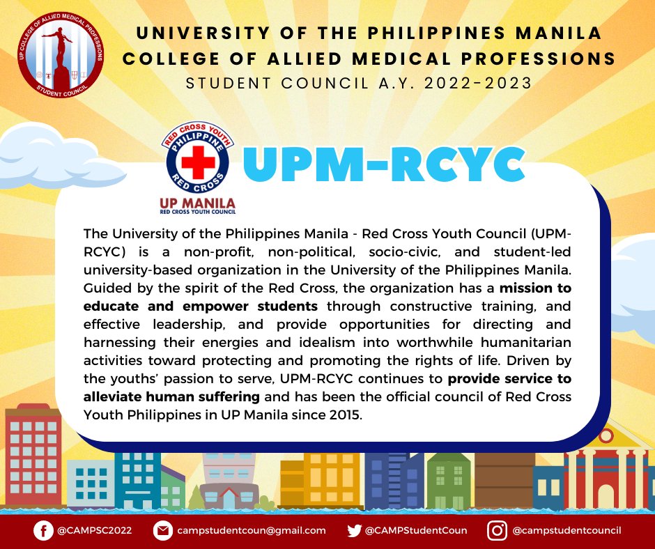 upcampsc's tweet photo. Get to know the CAMP Organizations and UPM Organizations that supported us along the way to 🔥💨 Element City 💧🌳 by browsing through this thread! 🤩

We’re so excited for your arrival 🛄 and we hope to see you during Freshie Elements ’23! 👀 (2/4) https://t.co/Z4BewQNJeG