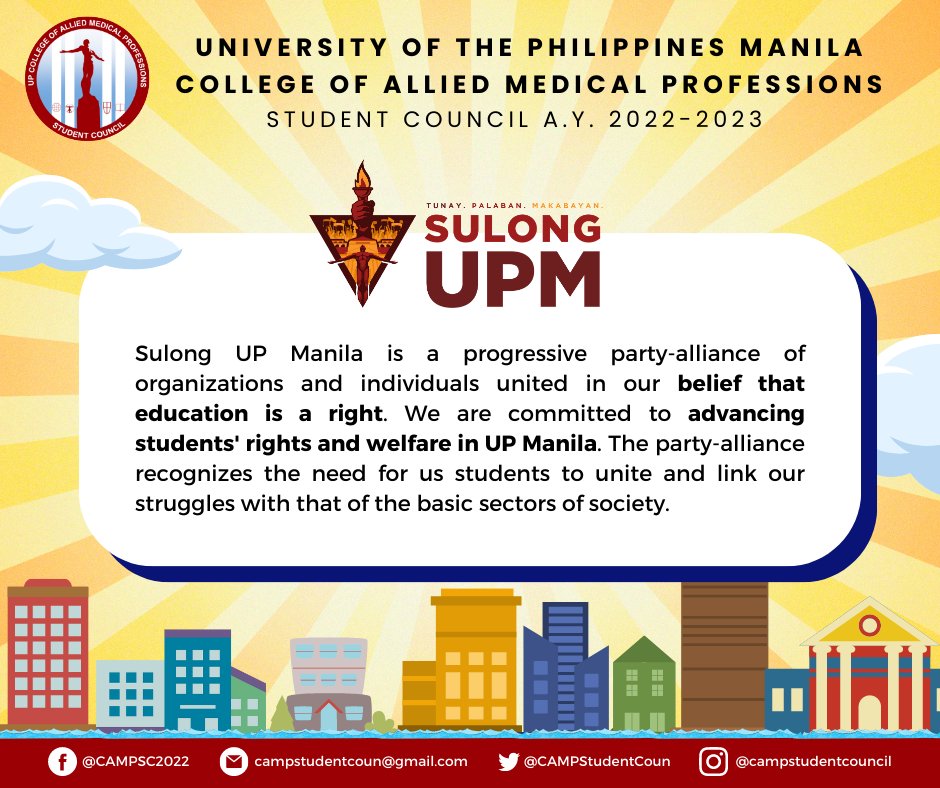 upcampsc's tweet photo. Co-presented By: 
The Freshie Initiative 
UP Collegiate Association of Speech Pathologists CAMP Synergy
AWSAMS
UP CAMP Association of Physical Therapy Students
UP Manila - Red Cross Youth Council 
SULONG UP Manila

(3/4) https://t.co/kJL8Uzcu8g