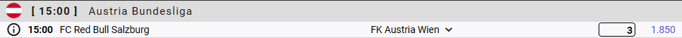 BetCompetition's tweet photo. #6
over 3 goals   
just for fun    
#bettingtips #Salzburg #AustriaVienna https://t.co/2UJIFIIX8A