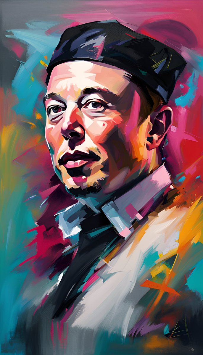 v_tauu's tweet photo. Which portrait of @elonmusk stands out? https://t.co/jrbosls24N